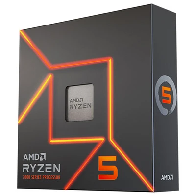 Processeur hexacoeur de 4,7 GHz AM5 Ryzen 5 7600X d'AMD