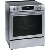 Frigidaire 30" 5.3 Cu. Ft. Fan Convection Slide in Range (FCFE308CAS) - Stainless Steel