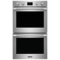 Frigidaire Professional 30" 2 x 5.3 Cu. Ft. Total Convection Electric Combination Wall Oven (PCWD3080AF) - Stainless Steel