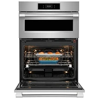 Frigidaire Professional 30" 5.3 Cu. Ft./1.7 Cu. Ft. Double Wall Oven/Microwave Combo (PCWM3080AF) - Stainless Steel