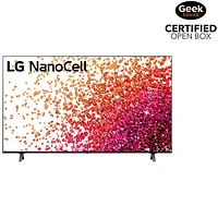 Boîte ouverte - Téléviseur intelligent webOS HDR DEL UHD 4K de 65 po NanoCell de LG (65NANO75UPA) - 2021