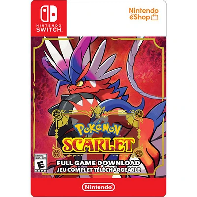Pokémon Scarlet (Switch) - Téléchargement numérique