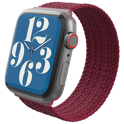 Bracelet de montre tressé de Gear4 pour Apple Watch 38/40/41 mm - Vin