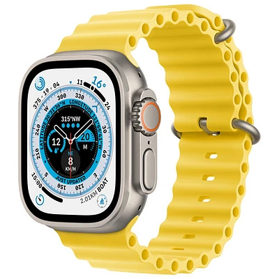 Rogers Apple Watch Ultra (GPS + Cellular) 49mm Titanium Case with Ocean Band