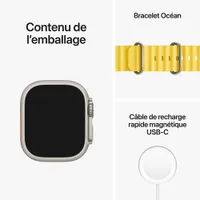 Rogers Apple Watch Ultra (GPS + Cellular) 49mm Titanium Case with Ocean Band