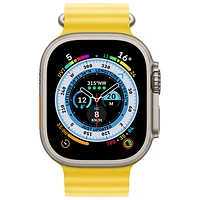 TELUS Apple Watch Ultra (GPS + Cellular) 49mm Titanium Case w/ Ocean Band