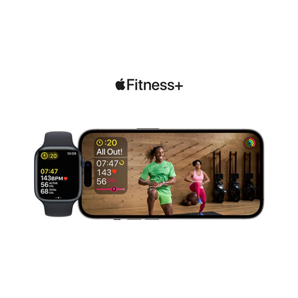 Apple Watch Ultra (GPS + Cellular) avec boîtier de 49 mm en titane et bracelet océan jaune de TELUS - Financement mensuel