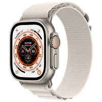 Apple Watch Ultra (GPS + Cellular) avec boîtier de 49 mm en titane et bracelet alpin comète de Rogers - Petit - Financement mensuel