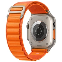 Apple Watch Ultra (GPS + Cellular) avec boîtier de 49 mm en titane et bracelet alpin orange de Rogers - Moyen - Financement mensuel
