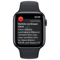 Rogers Apple Watch SE (GPS + Cellular) 44mm Midnight Aluminum Case with Midnight Sport Band (2022) - Monthly Financing