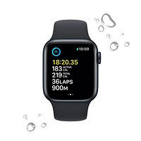 Virgin Plus Apple Watch SE (GPS + Cellular) 40mm Midnight Aluminum Case w/ Midnight Sport Band (2022) - Monthly Financing