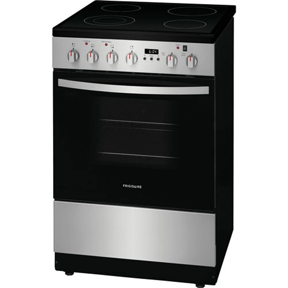 Cuisinière électrique autonome à 4 éléments de 1,9 pi³ 24 po de Frigidaire (FCFE242CAS) - Inox