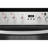 Cuisinière électrique autonome à 4 éléments de 1,9 pi³ 24 po de Frigidaire (FCFE242CAS) - Inox