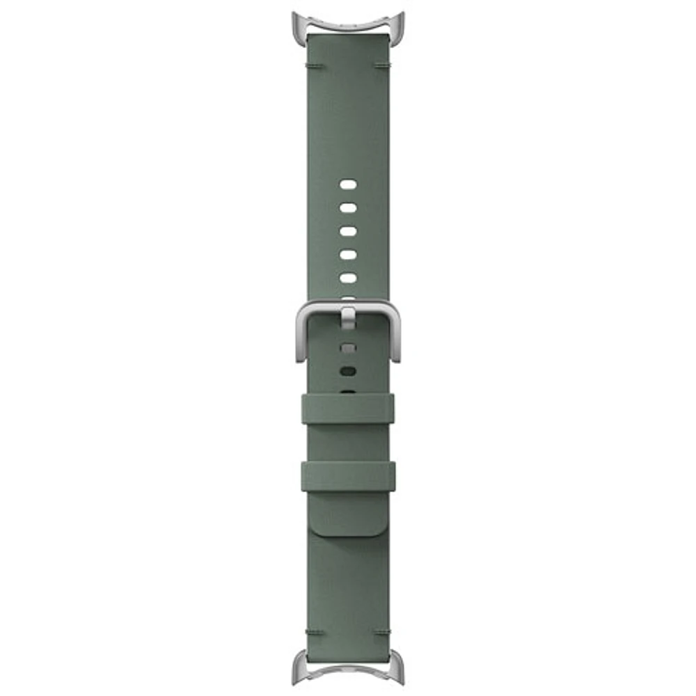 Bracelet en cuir classique pour montre Pixel Watch de Google - Lierre - Grand