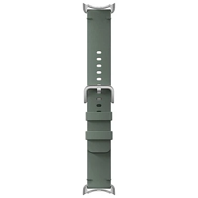 Bracelet en cuir classique pour montre Pixel Watch de Google - Lierre - Grand