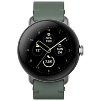Bracelet en cuir classique pour montre Pixel Watch de Google - Lierre - Grand