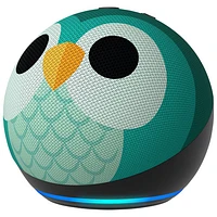 Amazon Echo Dot Kids (5th Gen) Smart Speaker with Alexa - Owl
