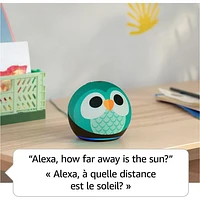 Amazon Echo Dot Kids (5th Gen) Smart Speaker with Alexa - Owl