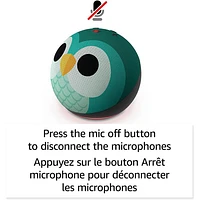 Amazon Echo Dot Kids (5th Gen) Smart Speaker with Alexa - Owl