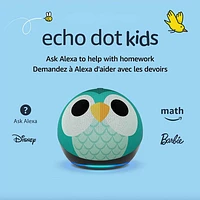 Amazon Echo Dot Kids (5th Gen) Smart Speaker with Alexa - Owl