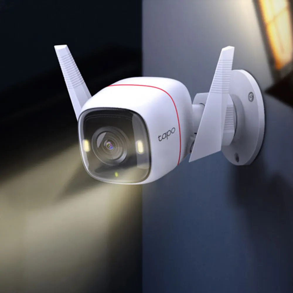 TP-Link Tapo C320WS Wired Weatherproof Outdoor 2K 4MP QHD Security Camera - White