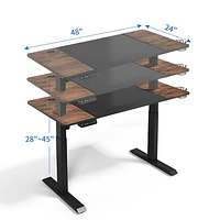 LjubLjana 47" Electric Height Adjustable Sit-Stand Desk