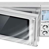 Refurbished (Good) - Breville Smooth Wave Soft Close 1.2 Cu. Ft. Microwave (RM-BMO850BSS1BCA1) - Brushed Stainless Steel - Remanufactured by Breville