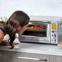 Refurbished (Good) - Breville Smart Oven Air Fryer Convection Toaster Oven - 0.8 Cu. Ft./22.6L - Sea Salt - Remanufactured by Breville