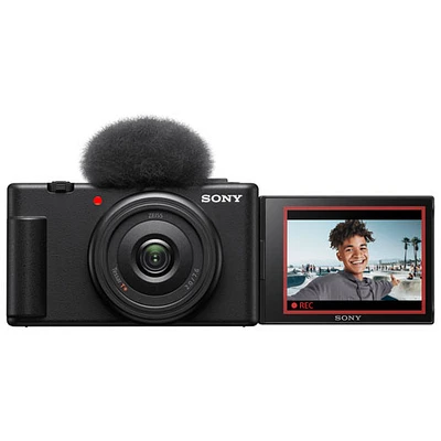 Sony ZV-1F Content Creator Vlogger 20.1MP Digital Camera - Black