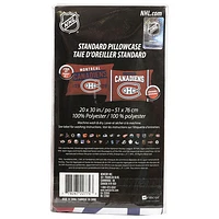 Taie d'oreiller 2 pièces de la LNH - Canadiens de Montréal