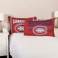 Taie d'oreiller 2 pièces de la LNH - Canadiens de Montréal
