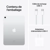 iPad de 10,9 po et de 64 Go d'Apple avec Wi-Fi 6 (10e génération) - Argenté
