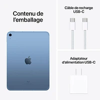 Apple iPad 10.9" 64GB with Wi-Fi 6 & 5G (10th Generation) - Blue