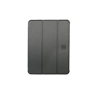 Étui folio satiné de Tucano Milano Italy pour iPad 11 po (A16)/iPad 10,9 po (10e génération) - Gris