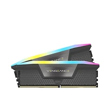 Mémoire d'ordinateur de bureau DDR5 5600 MHz 32 Go (2 x 16 Go) Vengeance de Corsair pour carte mère d'Intel (CMH32GX5M2B5600C40K)