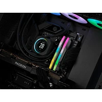 Mémoire d'ordinateur de bureau DDR5 5600 MHz 32 Go (2 x 16 Go) Vengeance de Corsair pour carte mère d'Intel (CMH32GX5M2B5600C40K)
