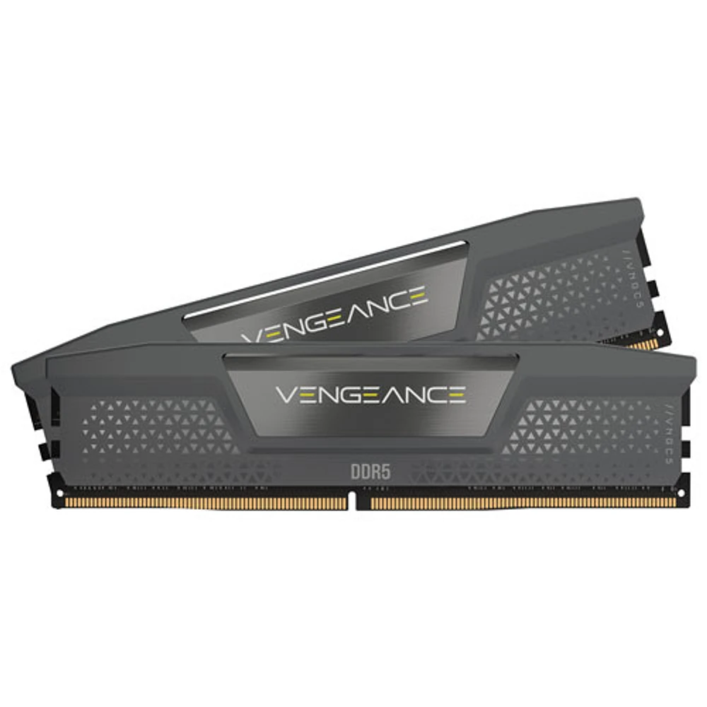 Mémoire d'ordinateur de bureau DDR5 5200 MHz 32 Go (2 x 16 Go) Vengeance de Corsair pour carte mère d'AMD (CMK32GX5M2B5200Z40)