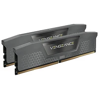 Mémoire d'ordinateur de bureau DDR5 5200 MHz 32 Go (2 x 16 Go) Vengeance de Corsair pour carte mère d'AMD (CMK32GX5M2B5200Z40)