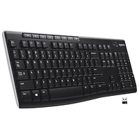 Logitech K270 Wireless Keyboard - Black