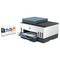 Imprimante à jet d'encre tout-en-un sans fil Supertank Smart Tank 7602 de HP - Jusqu'à 2 ans d'encre inclus*