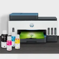 Imprimante à jet d'encre tout-en-un sans fil Supertank Smart Tank 7602 de HP - Jusqu'à 2 ans d'encre inclus*