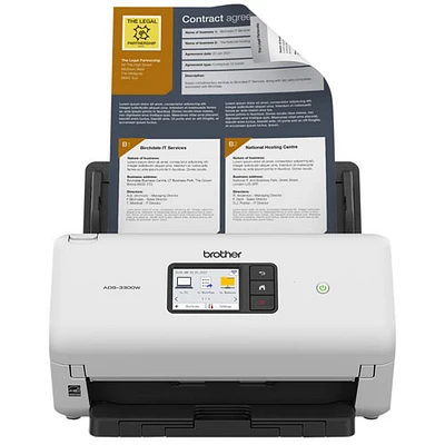 Brother ADS-3300W Wireless Desktop Scanner