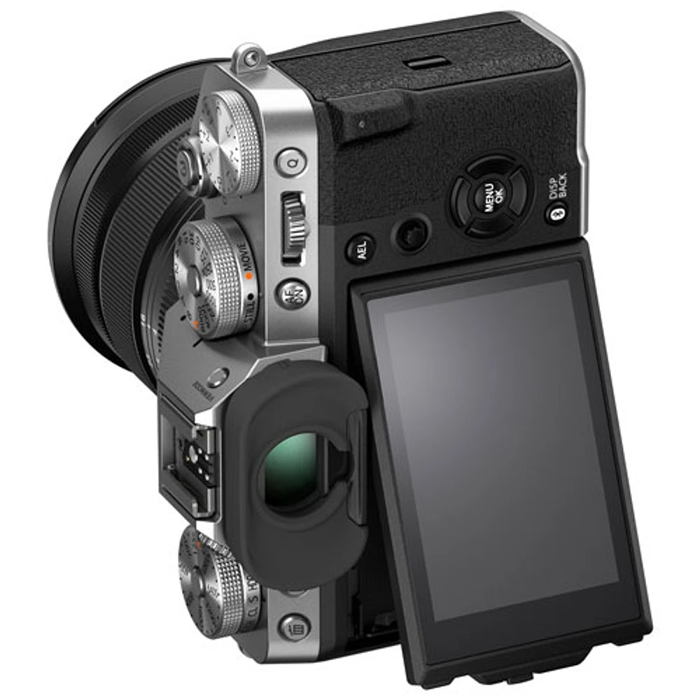 Fujifilm X-T5 Mirrorless Camera with XF 16-80 mm f/4 R OIS WR Lens Kit - Silver