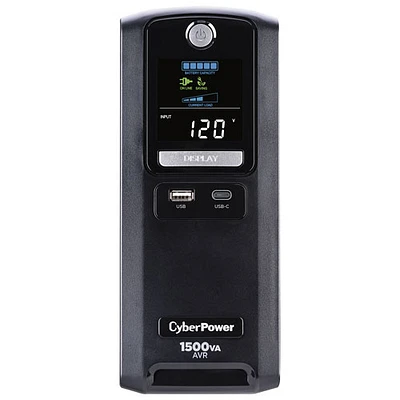 Système UPS d'alimentation sans coupure 1500 VA de CyberPower (LX1500GU3-FC)