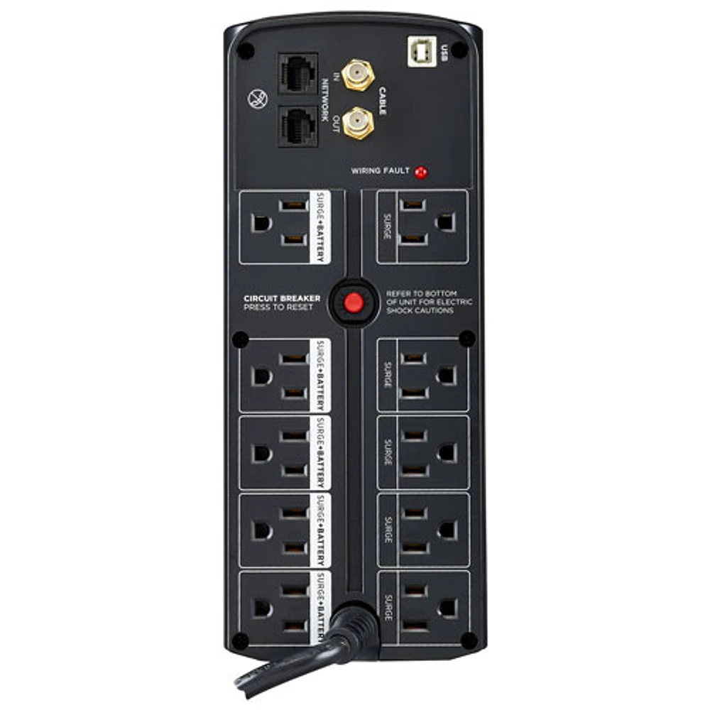 Système UPS d'alimentation sans coupure 1500 VA de CyberPower (LX1500GU3-FC)