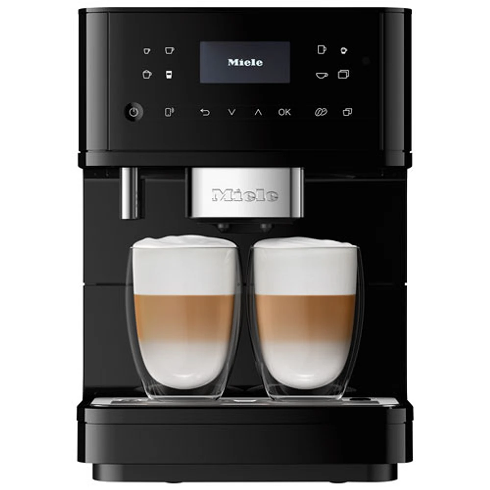 Machine à café et à expresso de comptoir CM 6160 Milk Perfection de Miele - Noir lustré