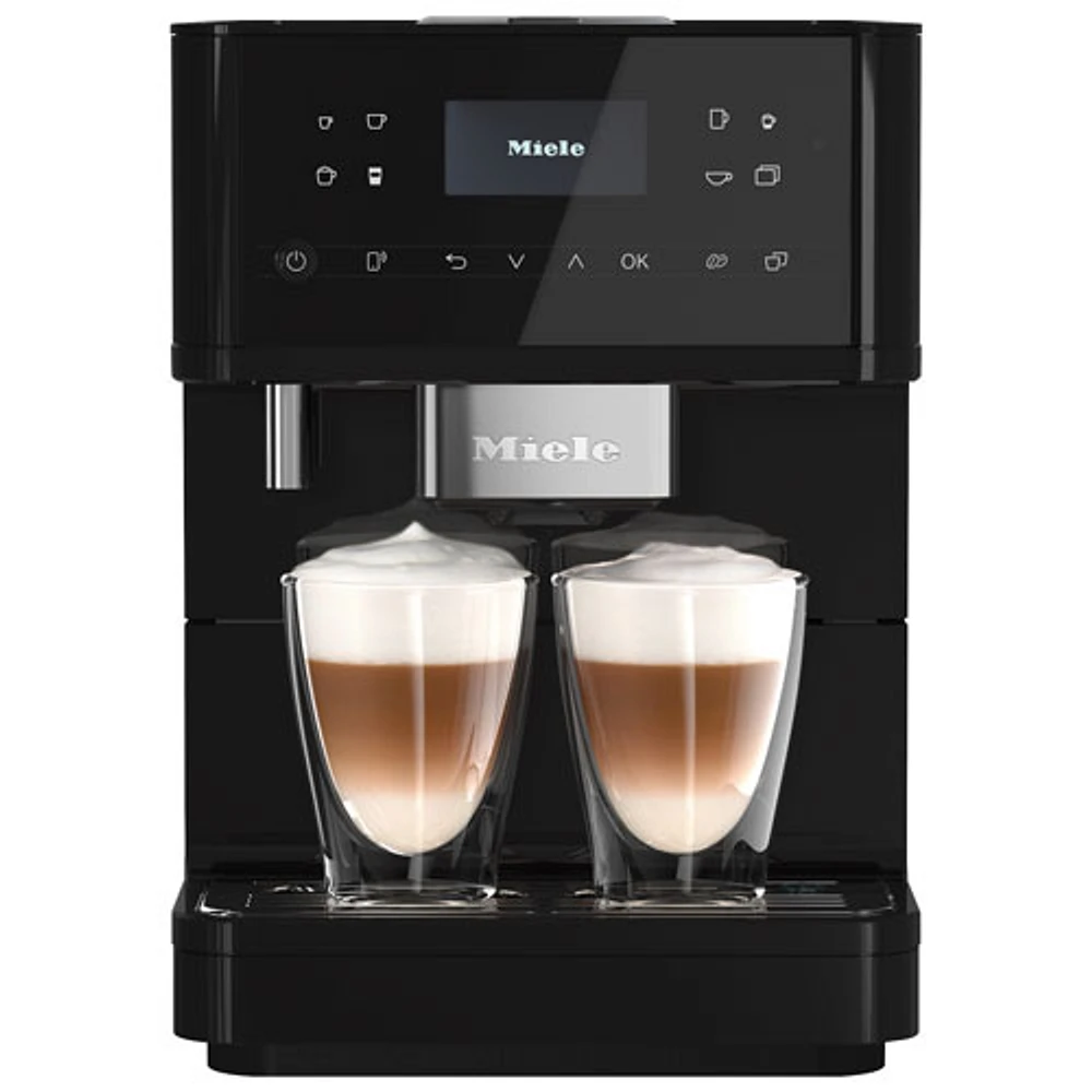 Machine à café et à expresso de comptoir CM 6160 Milk Perfection de Miele - Noir lustré