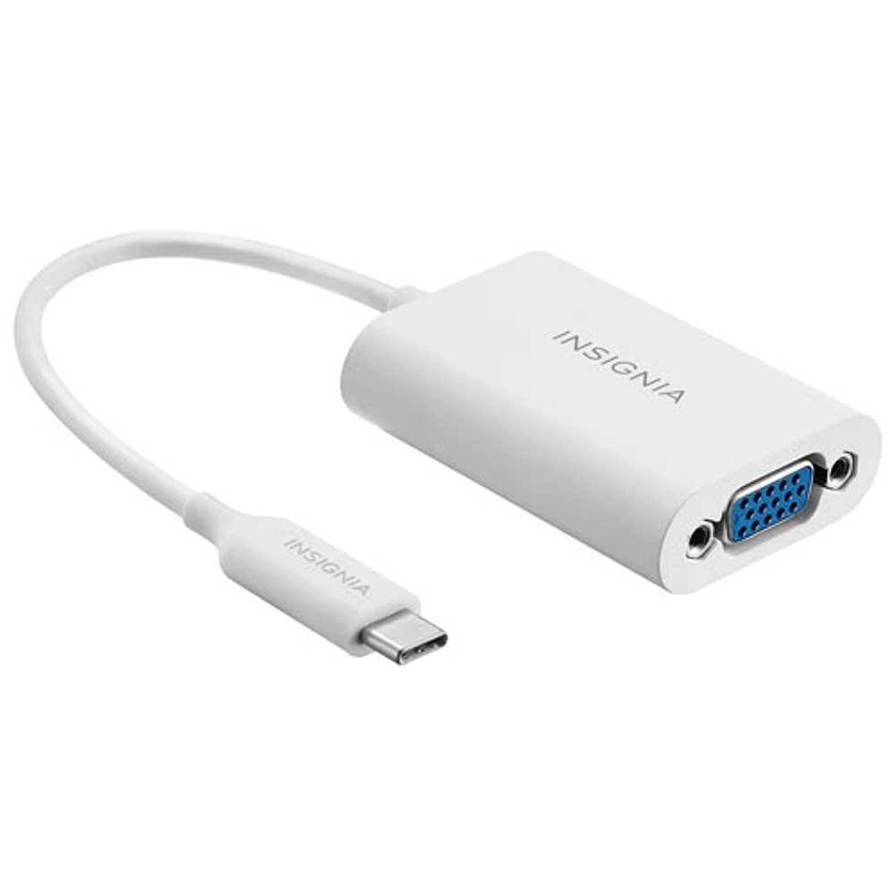 Adaptateur USB-C à VGA de 0,15 m (0,5 pi) d'Insignia (NS-PA2CVW23-C) - Exclusivité Best Buy