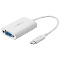 Adaptateur USB-C à VGA de 0,15 m (0,5 pi) d'Insignia (NS-PA2CVW23-C) - Exclusivité Best Buy