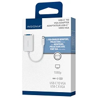 Adaptateur USB-C à VGA de 0,15 m (0,5 pi) d'Insignia (NS-PA2CVW23-C) - Exclusivité Best Buy